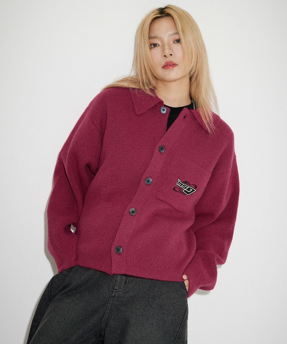 ワンポイント刺繍ニットポロシャツジャケット | MSG