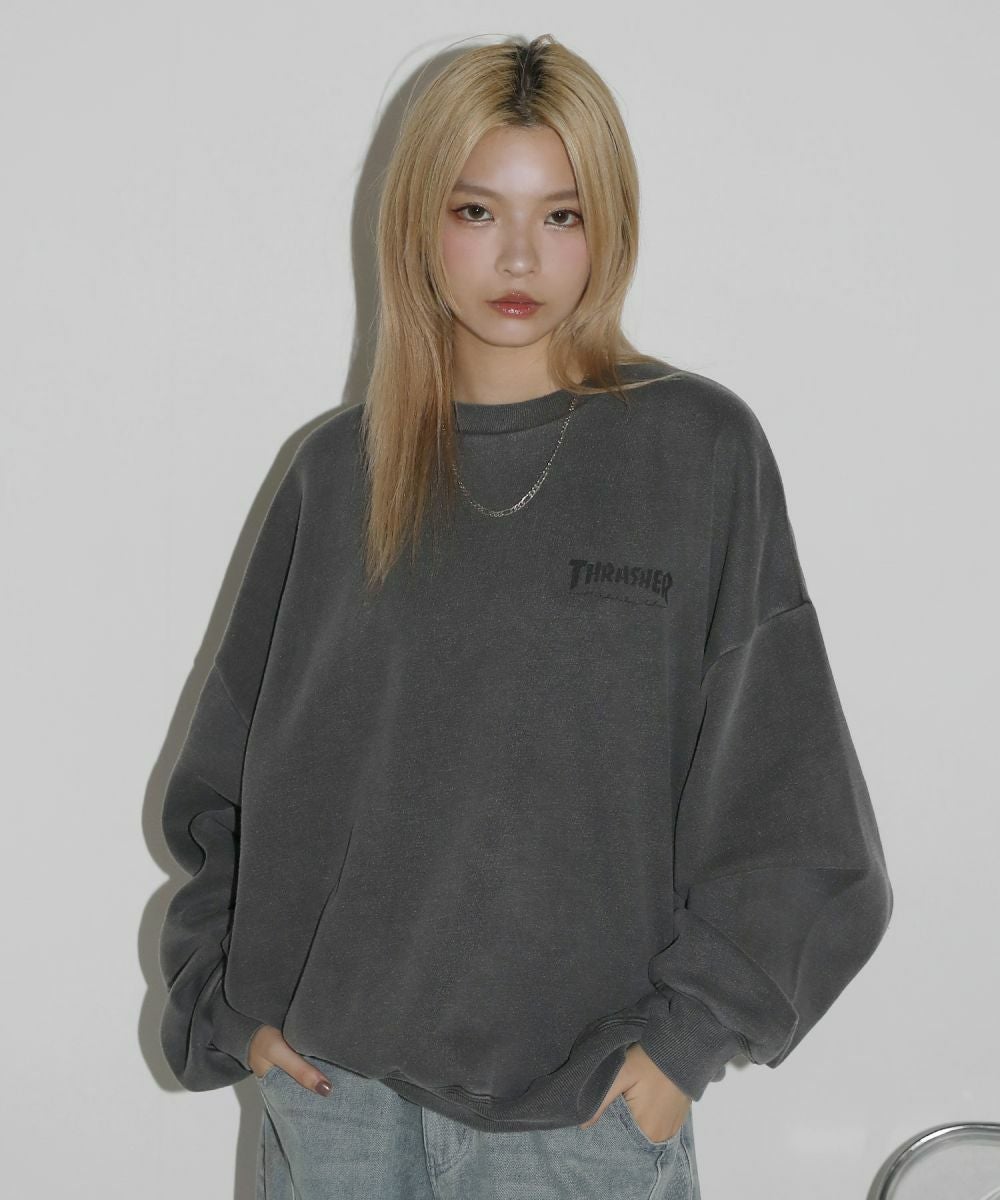 THRASHER×MSG／スラッシャー 別注 ピグメント ボックスシルエット 加工