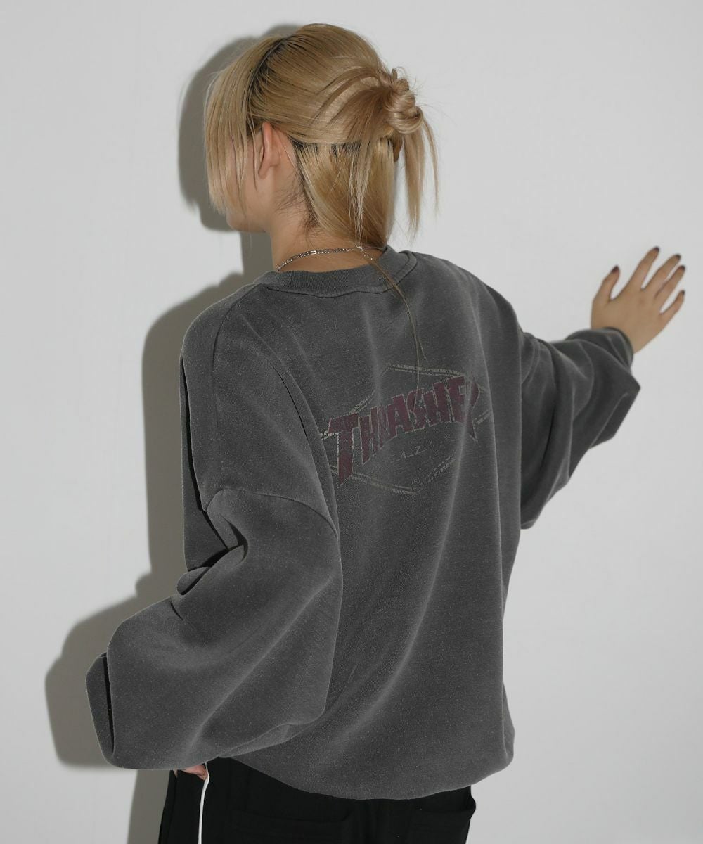 THRASHER×MSG／スラッシャー 別注 ピグメント ボックスシルエット 加工