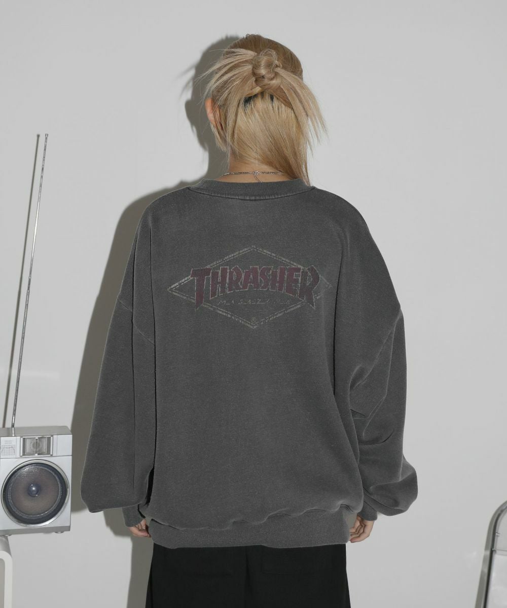 THRASHER×MSG／スラッシャー 別注 ピグメント ボックスシルエット 加工
