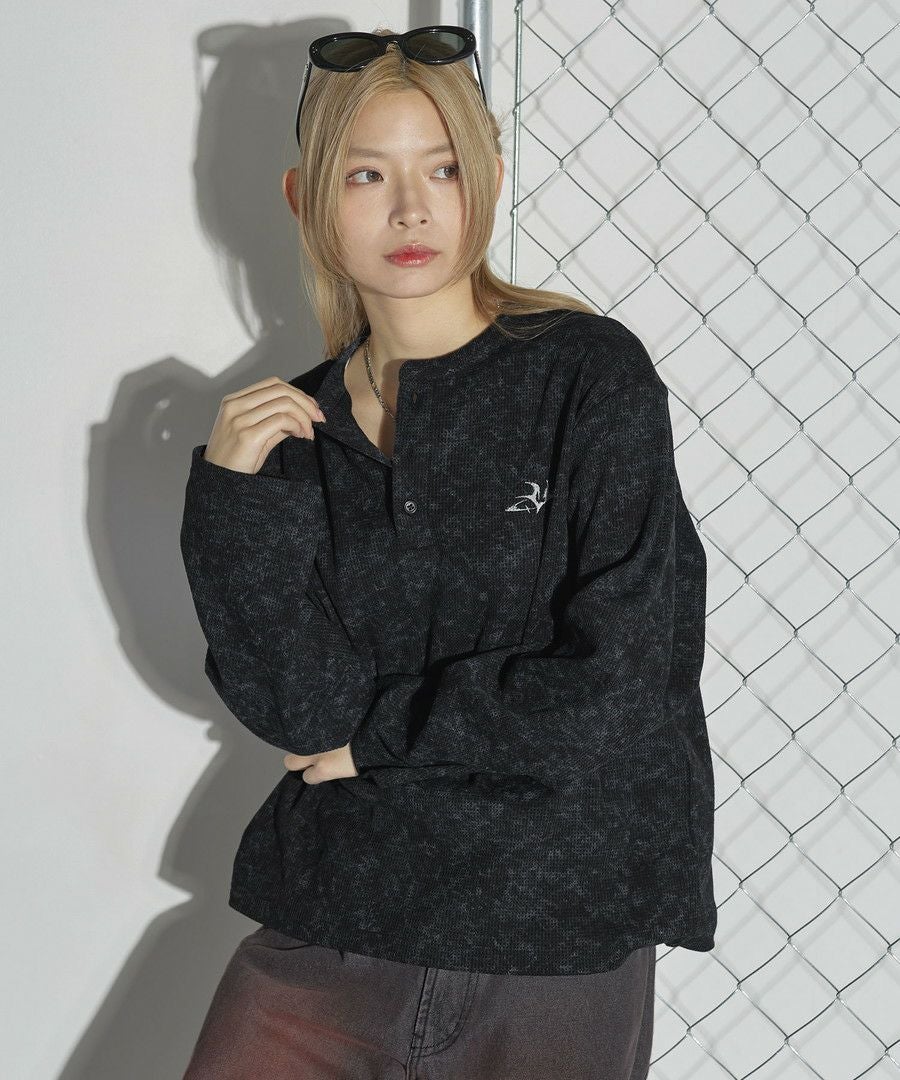 刺繍ロゴサーマルロングスリーブTシャツ | MSG