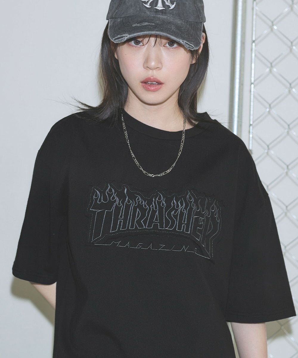 別注 ボックスシルエット パッチワークロゴ半袖Tシャツ | MSG