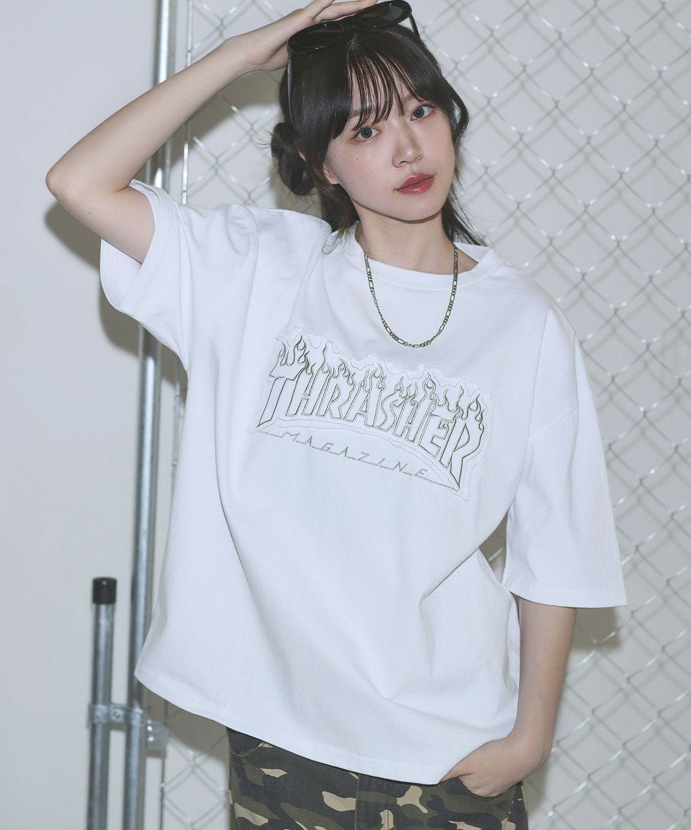 別注 ボックスシルエット パッチワークロゴ半袖Tシャツ | MSG