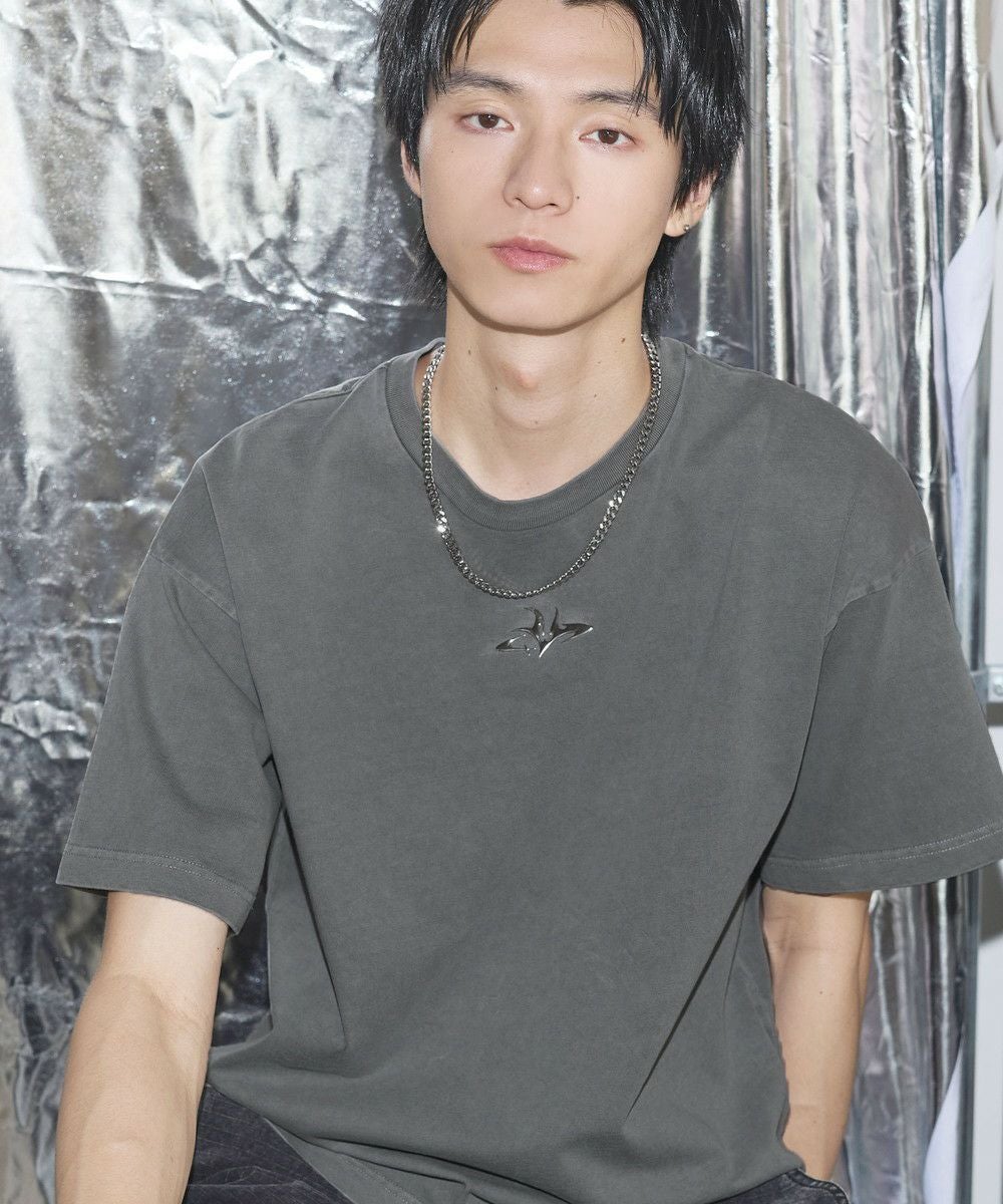 希少 MSGM 上質 ボックスロゴ プリント デザイン スウェットシャツ XS MSGM（エムエスジーエム） トレーナー スウェット メンズ スクープ