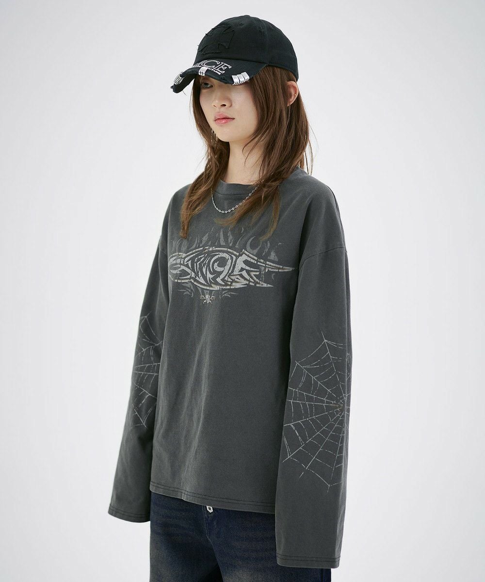 ルーズシルエットアソートグラフィックヴィンテージロンT | MSG
