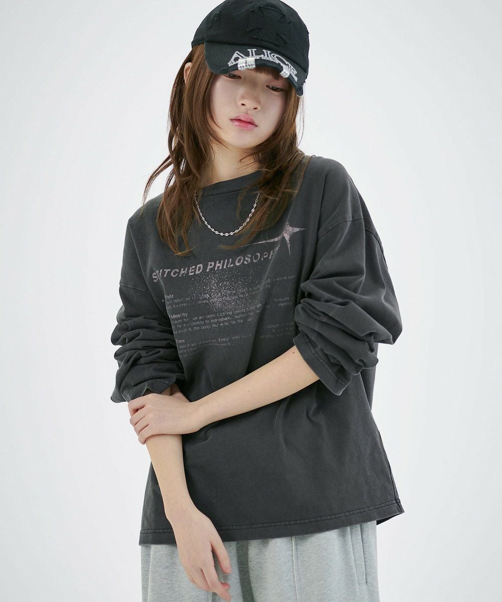 ルーズシルエットアソートグラフィックヴィンテージロンT | MSG