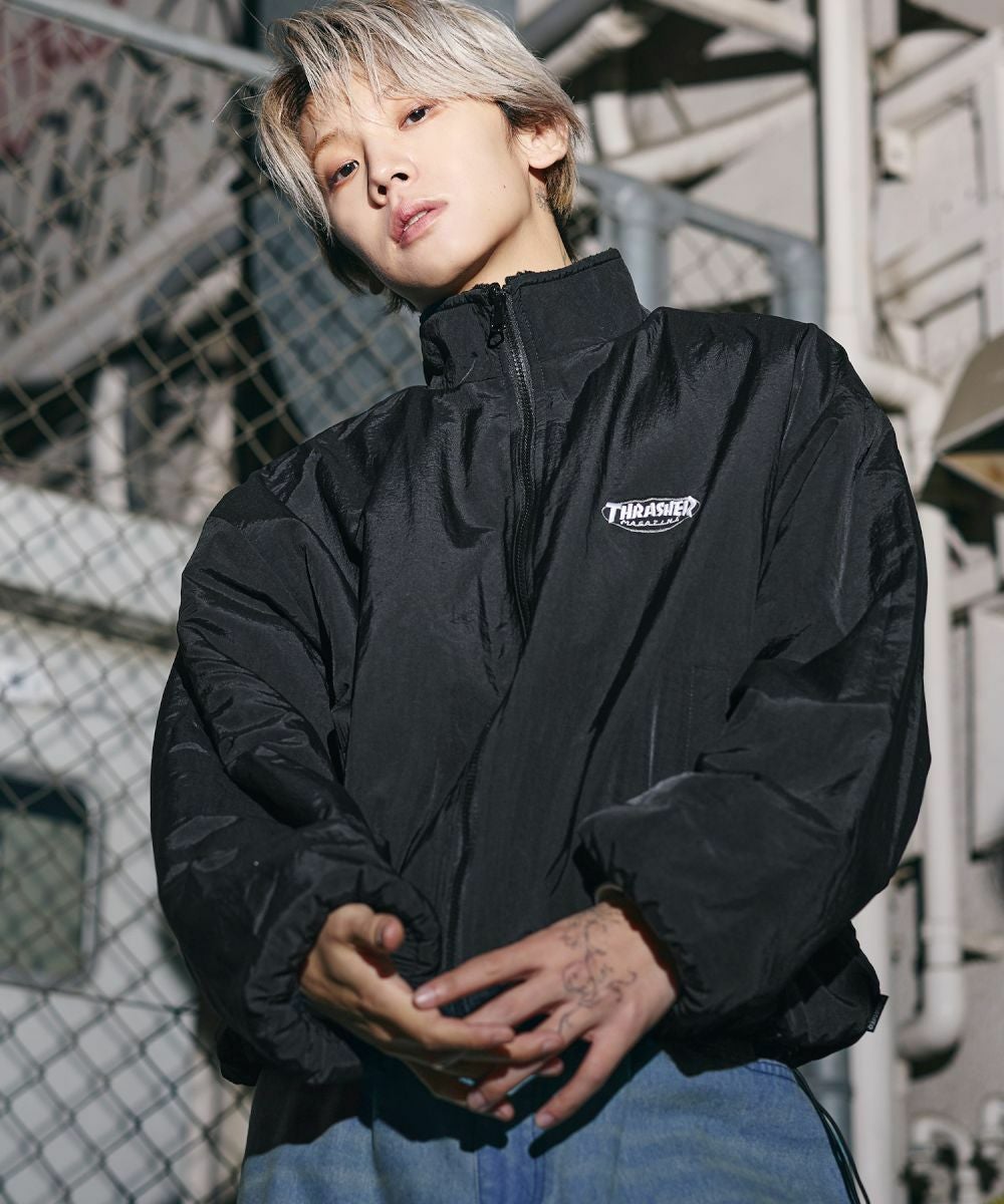 999 希少 USJ ターミネーター2 リバーシブル ブルゾン THRASHER×MSG 別注 ボアナイロン2wayリバーシブルブルゾン | MSG