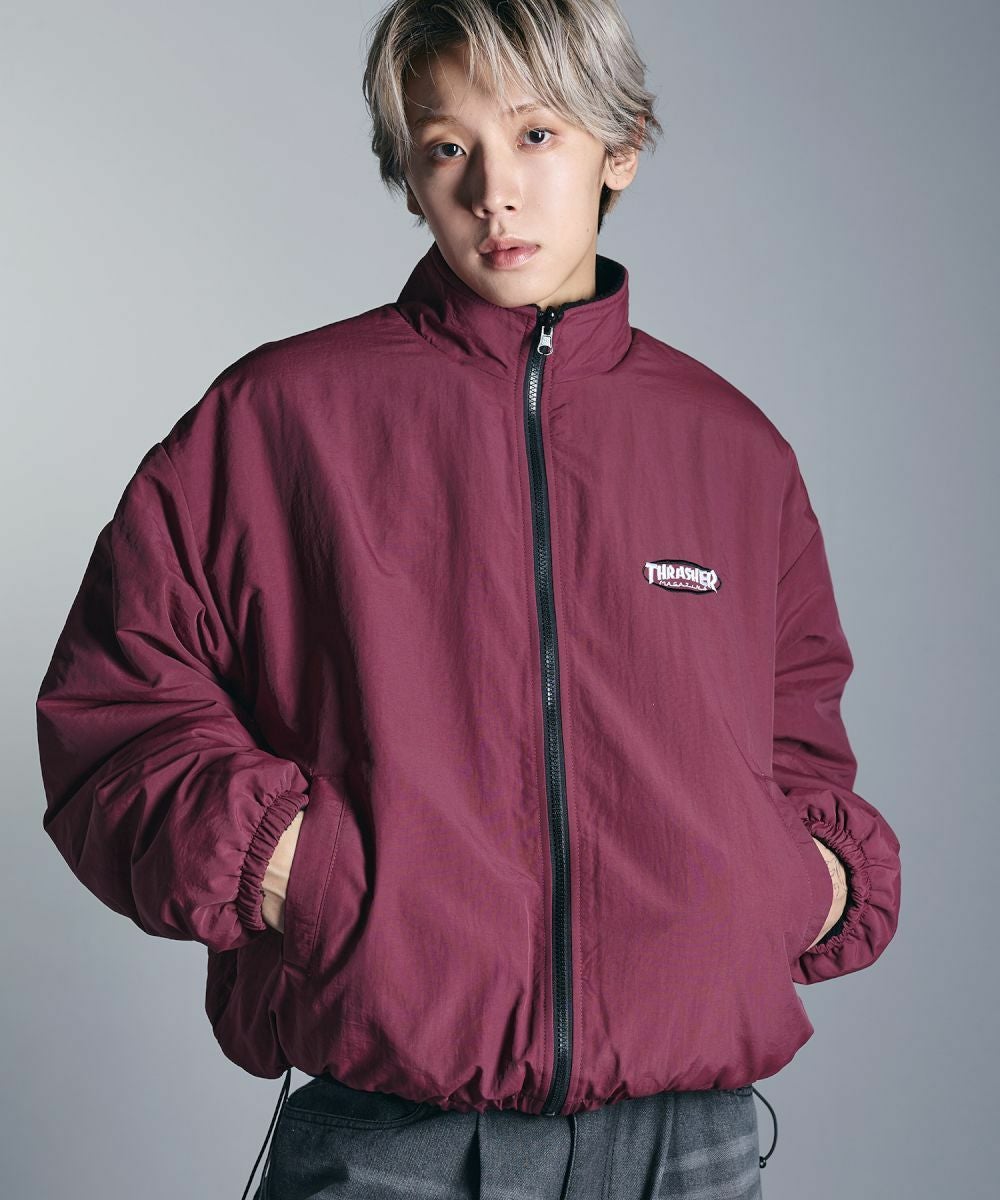 THRASHER×MSG 別注 ボアナイロン2wayリバーシブルブルゾン | MSG