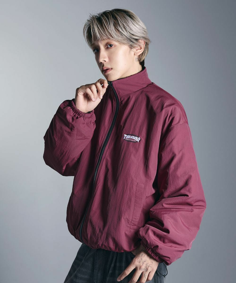 THRASHER×MSG 別注 ボアナイロン2wayリバーシブルブルゾン | MSG