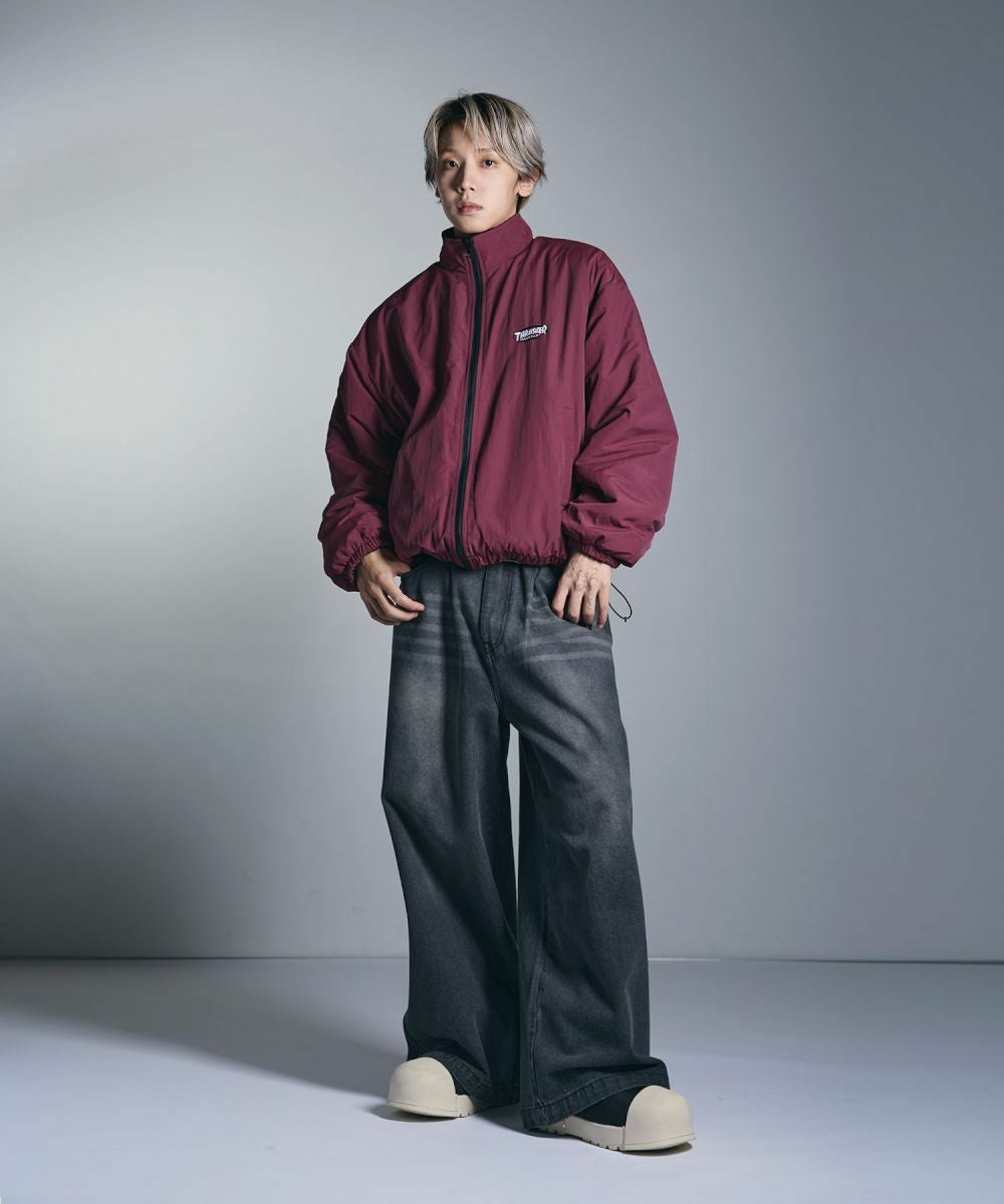 THRASHER×MSG 別注 ボアナイロン2wayリバーシブルブルゾン | MSG