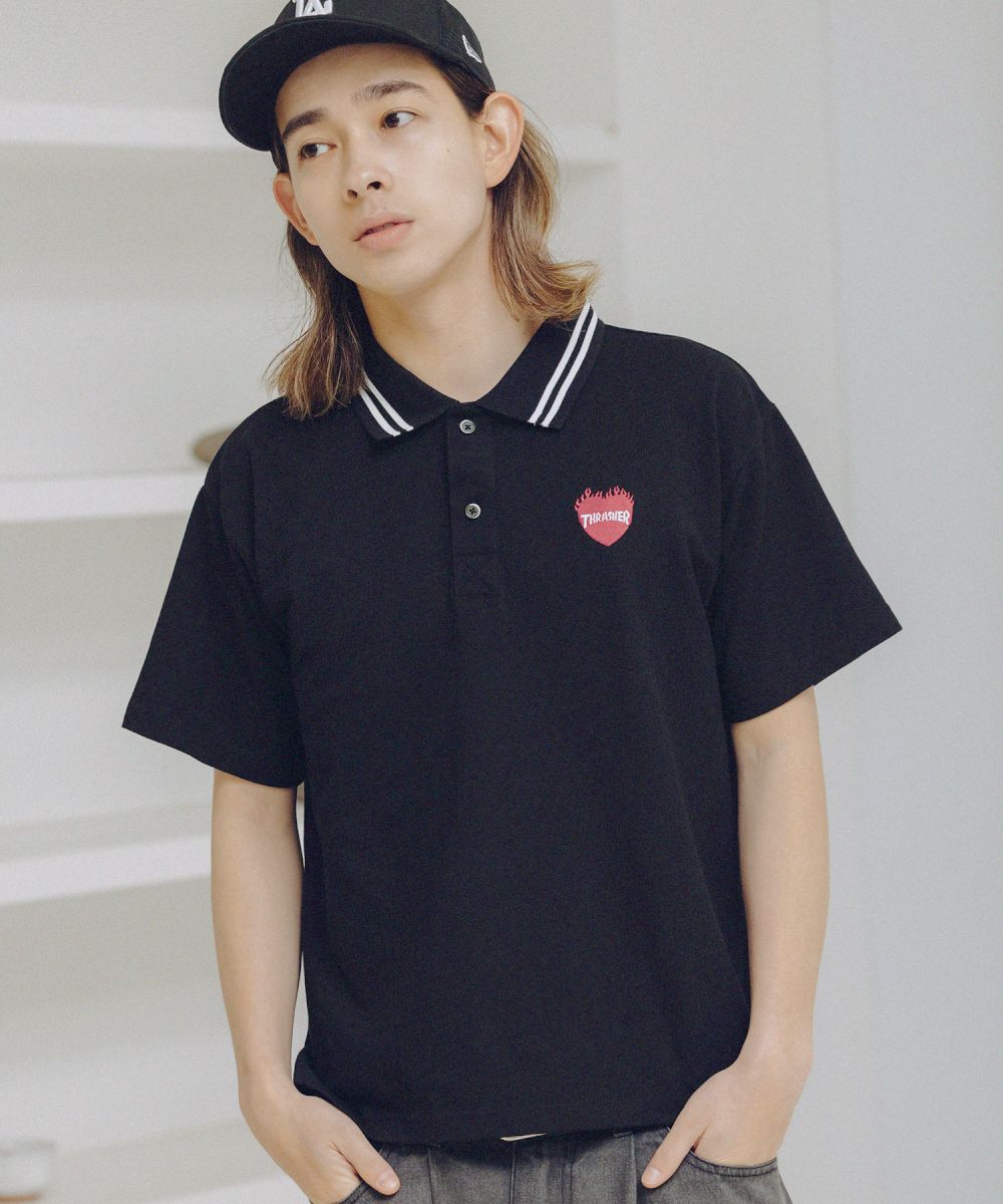THRASHER×MSG 別注 ワンポイントロゴポロシャツ | MSG