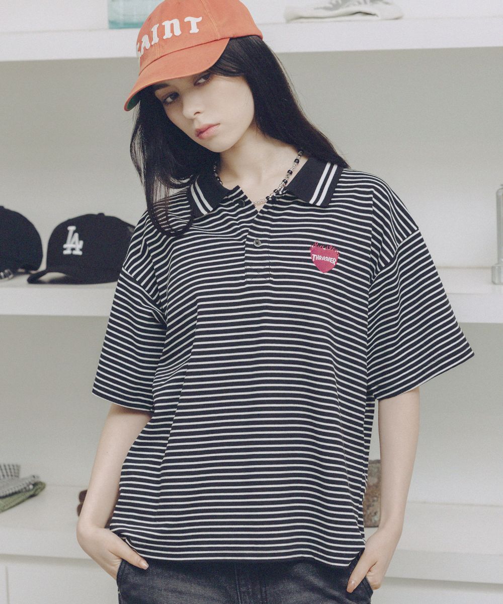THRASHER×MSG 別注 ワンポイントロゴポロシャツ | MSG