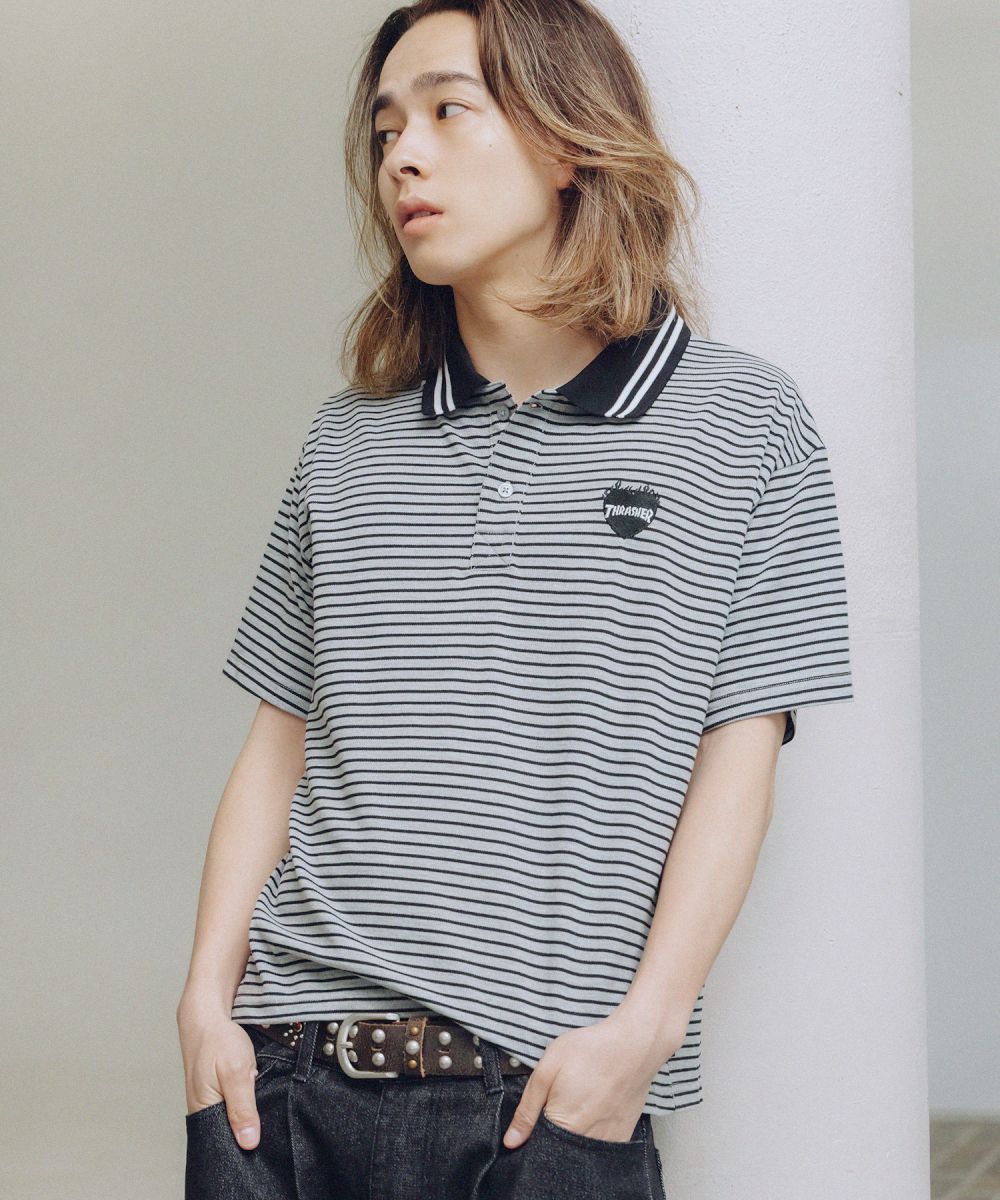 THRASHER×MSG 別注 ワンポイントロゴポロシャツ | MSG