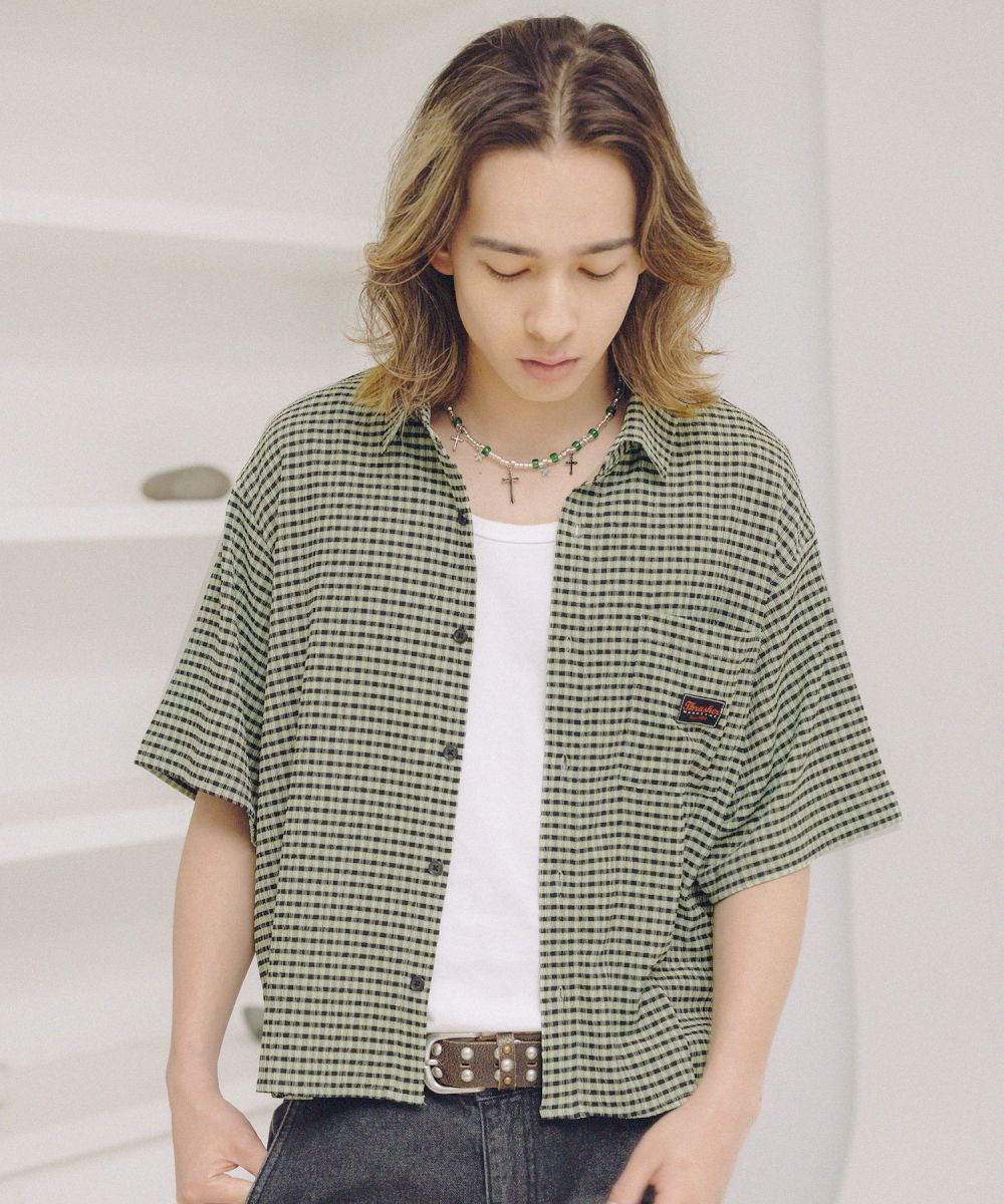 THRASHER×MSG 別注 サッカーミニチェックシャツ | MSG