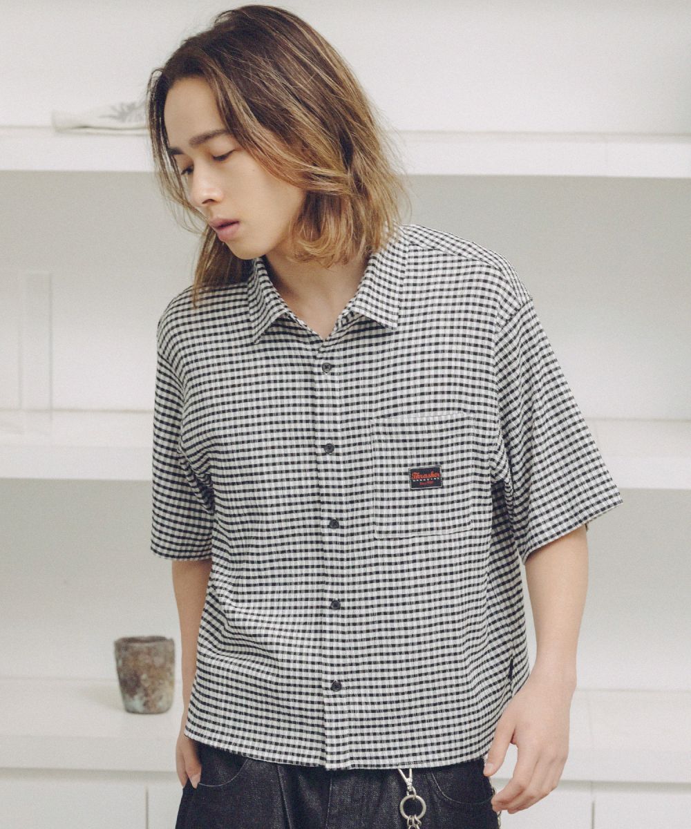 THRASHER×MSG 別注 サッカーミニチェックシャツ | MSG