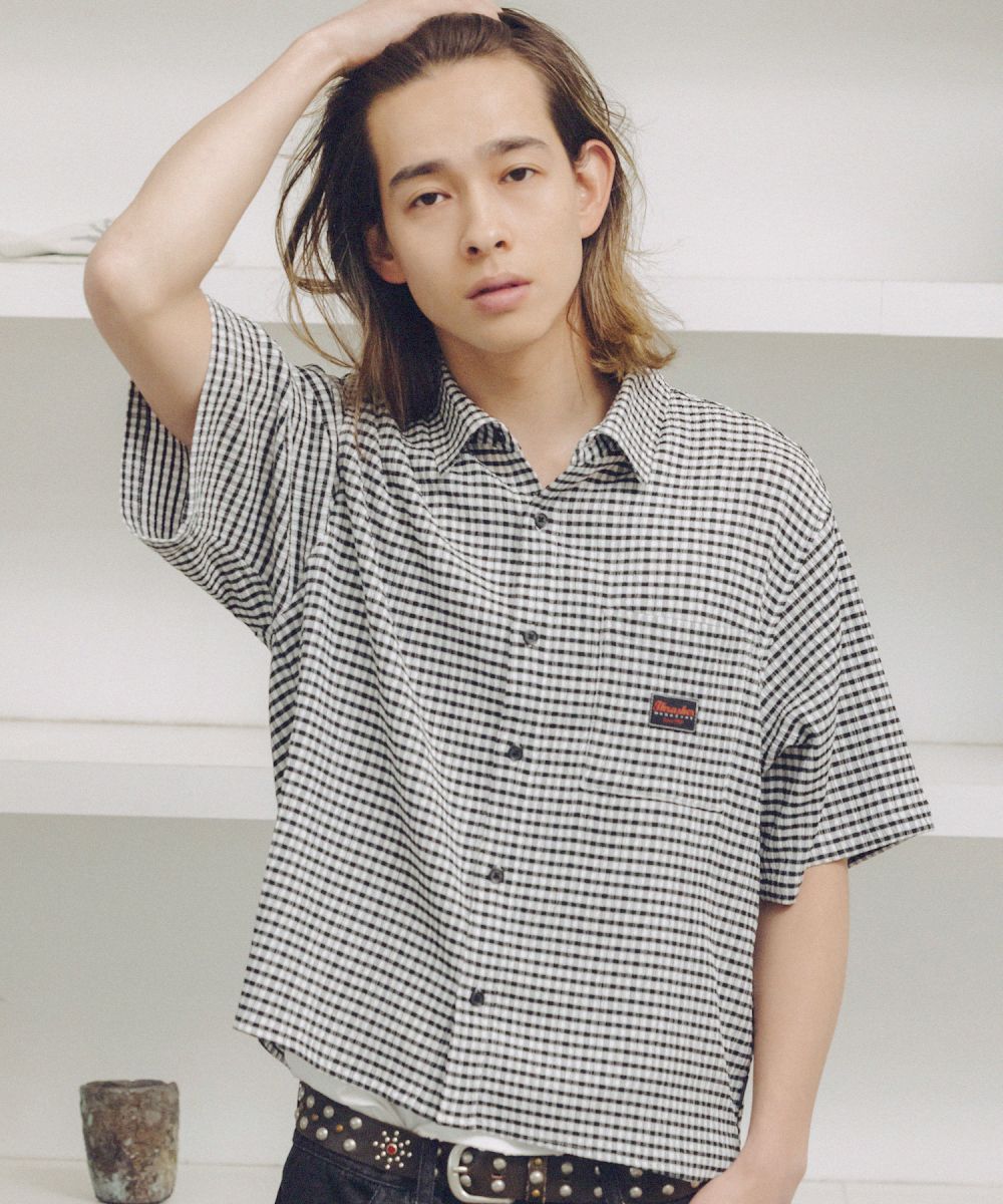 THRASHER×MSG 別注 サッカーミニチェックシャツ | MSG