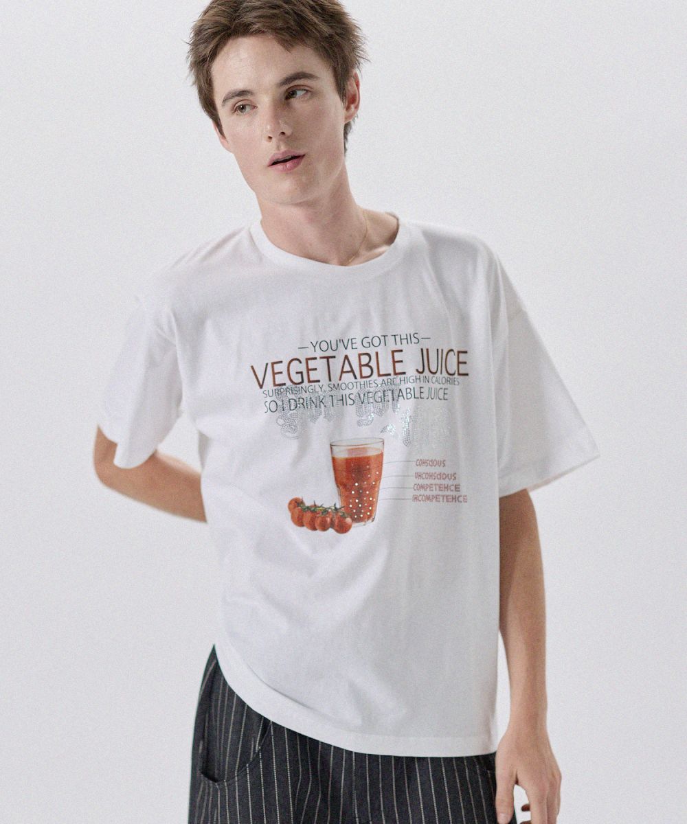 メール便対応】ラインストーンTシャツ カットソー | MSG